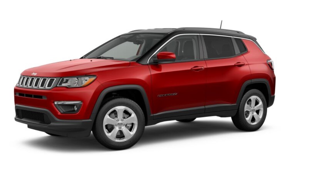 2019 Jeep Compass Latitude Front Red Exterior